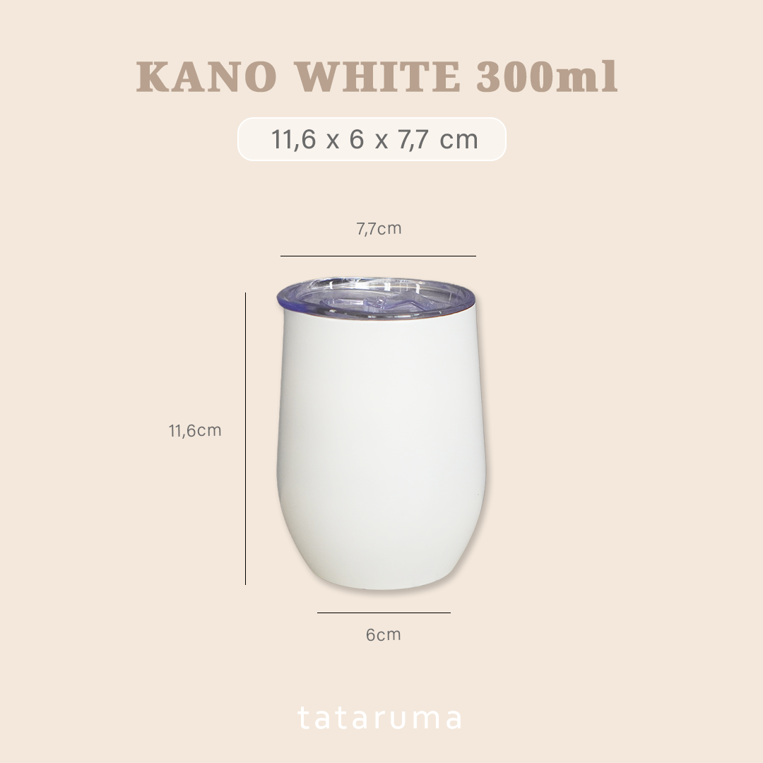 KANO - Tumbler Gelas Stainless Kedap Antibocor 300ml