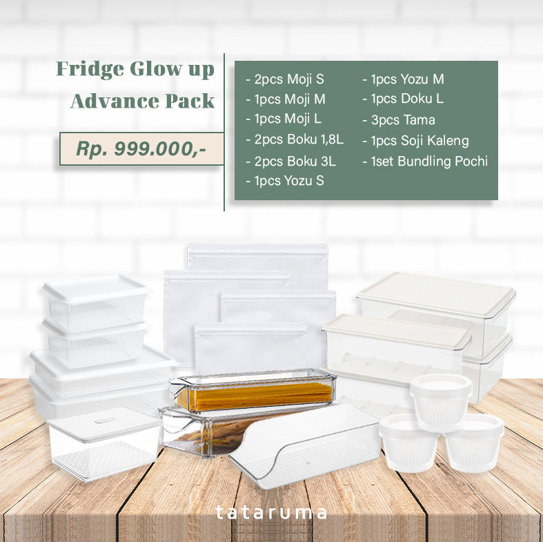 FRIDGE GLOW UP ADVANCE PACK - Paket Fridge Organizerr