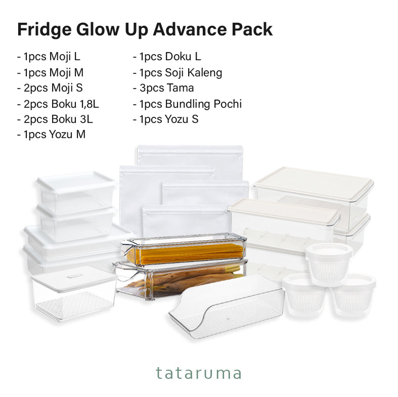 FRIDGE GLOW UP ADVANCE PACK - Paket Fridge Organizerr