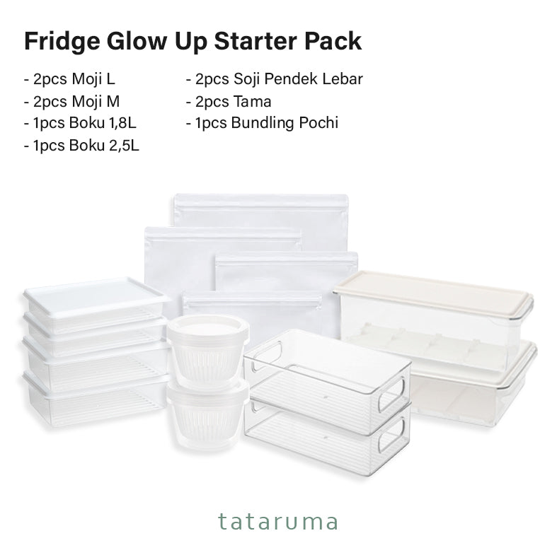 FRIDGE GLOW UP STARTER PACK - Paket Fridge Organizer.