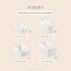 ICHIBA - Keranjang Penyimpanan Serbaguna Storage Box Cabinet Kitchen Fridge Pantry Organizer