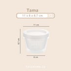 BUNDLING 3pcs TAMA - Tempat Bawang / Food Storage Kulkas Dengan