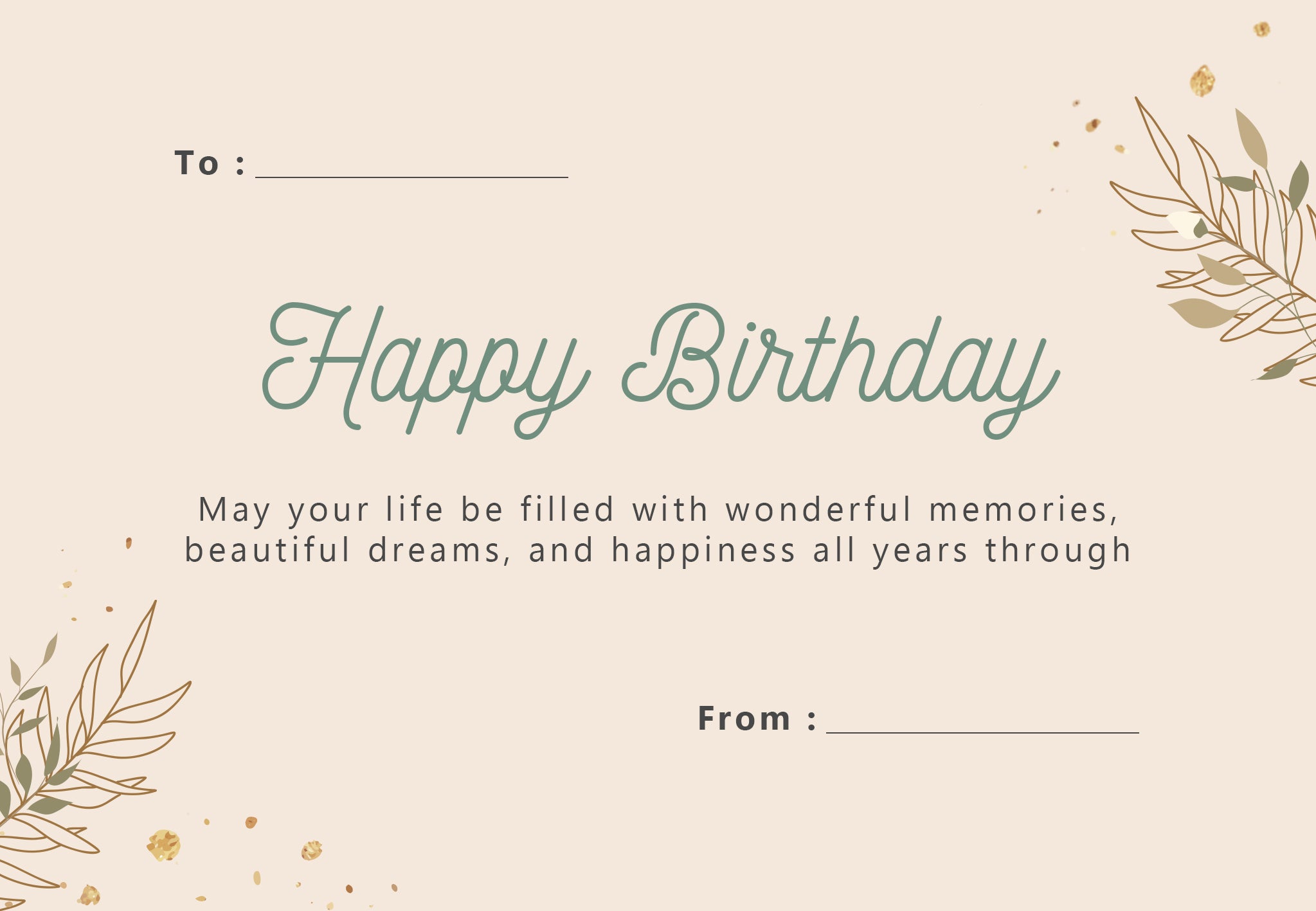 Kartu Ucapan Wishing Card - Birthday / Anniversary / Wedding