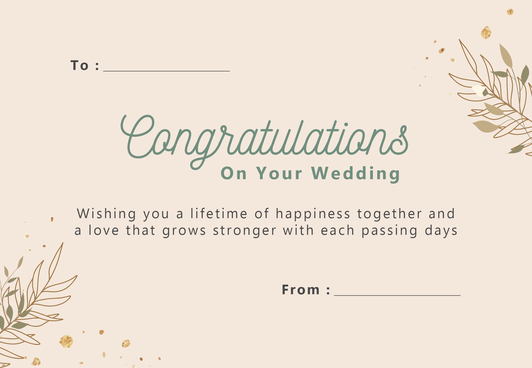 Kartu Ucapan Wishing Card - Birthday / Anniversary / Wedding