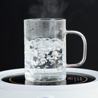KOGA BIG - Gelas Kaca Teh Kopi Jus Tahan Panas Dingin dengan Gagang 300ml