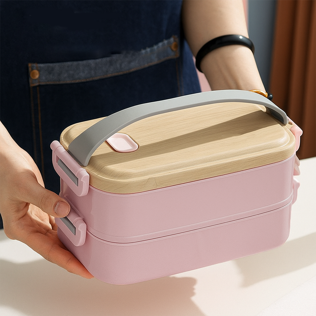 KYOTO - Lunch Box Stainless 2 Tingkat Kedap Udara