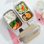 KYOTO - Lunch Box Stainless 2 Tingkat Kedap Udara