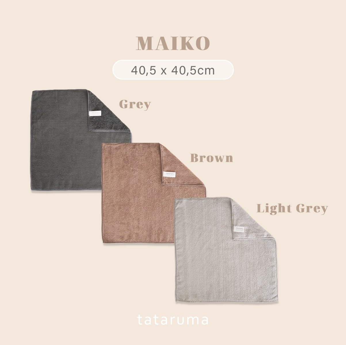 MAIKO - Lap Kain Microfiber Serbaguna Daya Serap Tinggi 360gsm