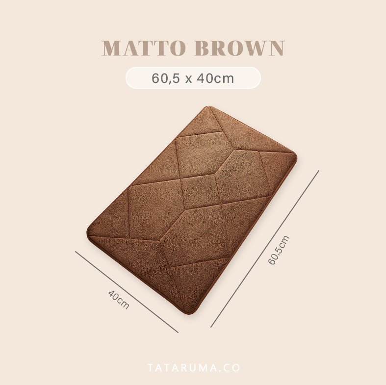 MATTO - Keset Kaki Memory Foam Anti Slip Penyerap Air