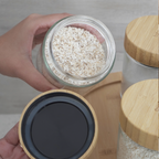 BUNDLING MIDO SUZI - Tempat Wadah Bumbu dengan Rak Lazy Susan