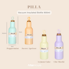 PILLA -Tumbler Vakum 900ml SS 304 dengan Handle Tahan Dingin 24 Jam Tahan Panas 12 Jam