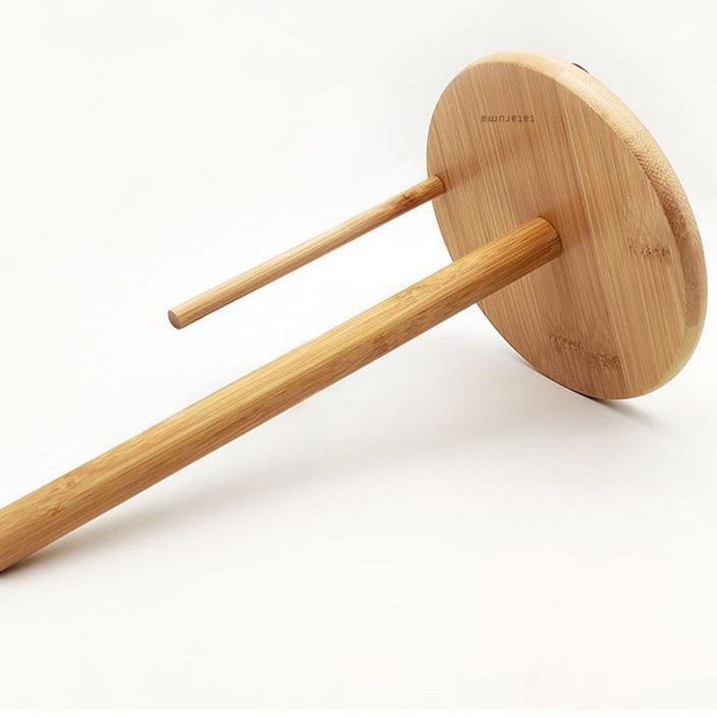 PORU - Tiang Kayu Standing Tempat Tisu Roll Dapur Minyak