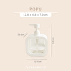 POPU - Botol Refill Sabun Cair 500ml Estetik Minimalis Korea