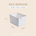 REJI - Tempat Kotak Penyimpanan Serbaguna Storage Cabinet