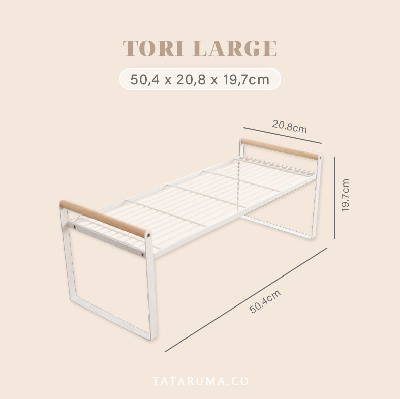 TORI - Rak Besi Dapur Serbaguna Rak Bumbu Rak Microwave