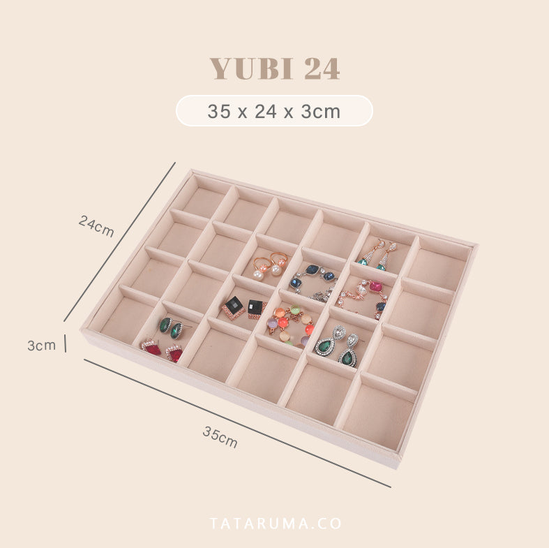 YUBI - Jewelry Tray Kotak Tempat Perhiasan Laci Display