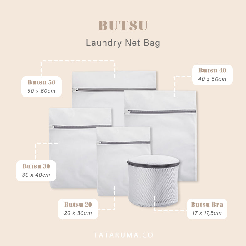 BUTSU - Laundry Net Bag Tas Jaring Untuk Mesin Cuci