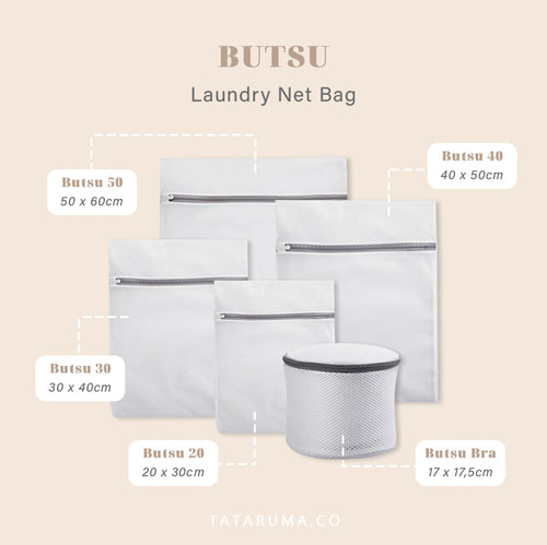 BUTSU - Laundry Net Bag Tas Jaring Untuk Mesin Cuci