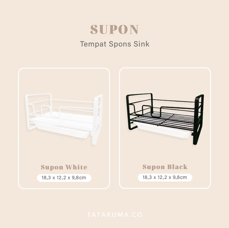 SUPON - Rak Besi Tempat Spons dan Kawat Cuci Piring