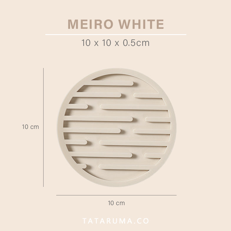 MEIRO - Coaster Alas Gelas Silikon Anti Slip Diameter 10 cm