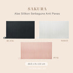 SAKURA - Alas Silikon Lentur Serbaguna Anti Panas Anti Slip