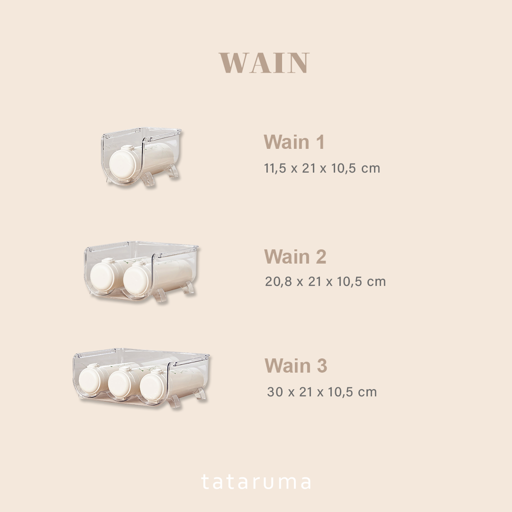 WAIN - Rak Organizer Botol Stackable Tumpuk Multilayer Tingkat