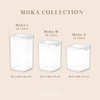 MOKA -  Toples Kedap Jumbo Transparan Antibocor Airtight Minimalis