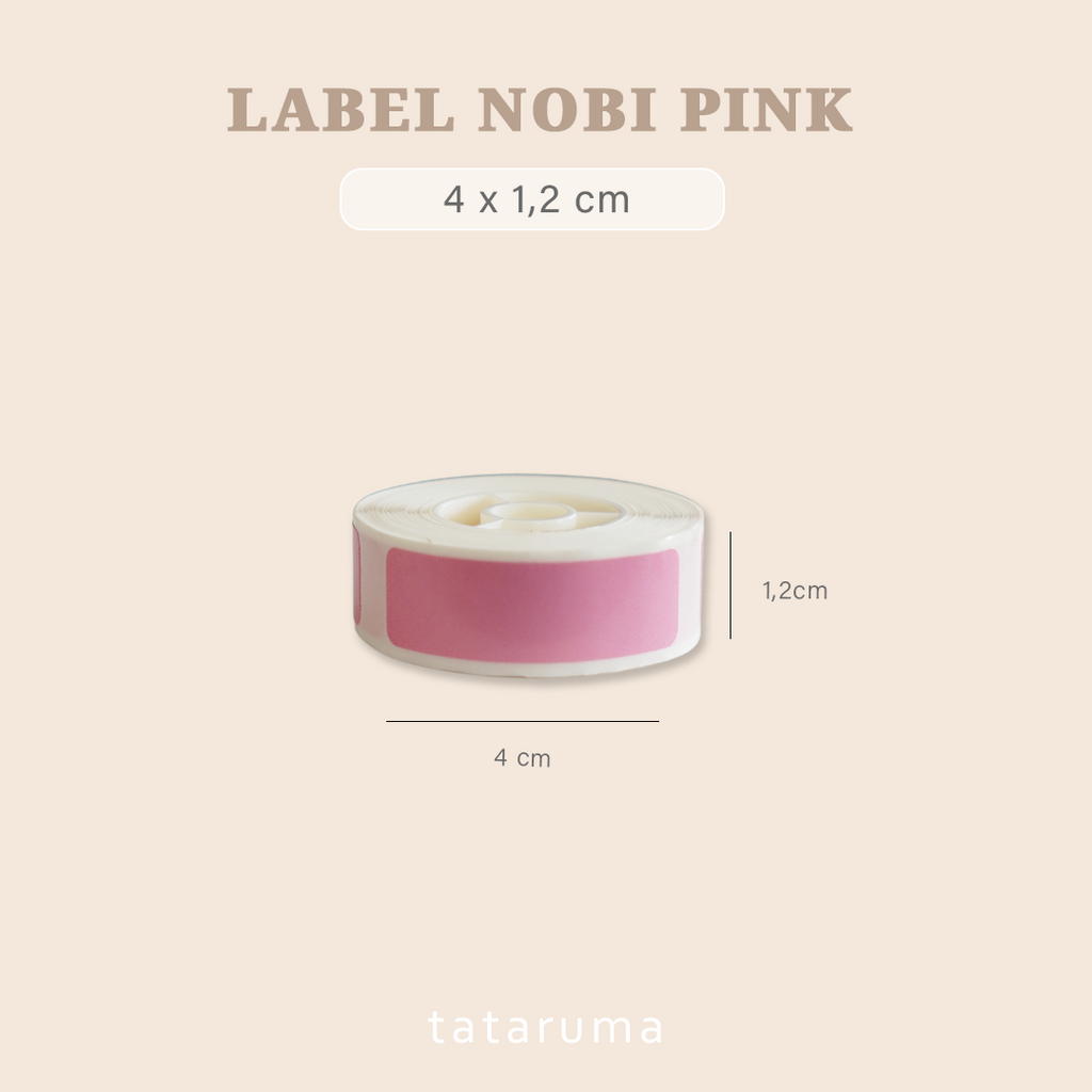 LABEL NOBI - Refill Label Sticker Thermal Printer NOBI Size 4x1,2cm