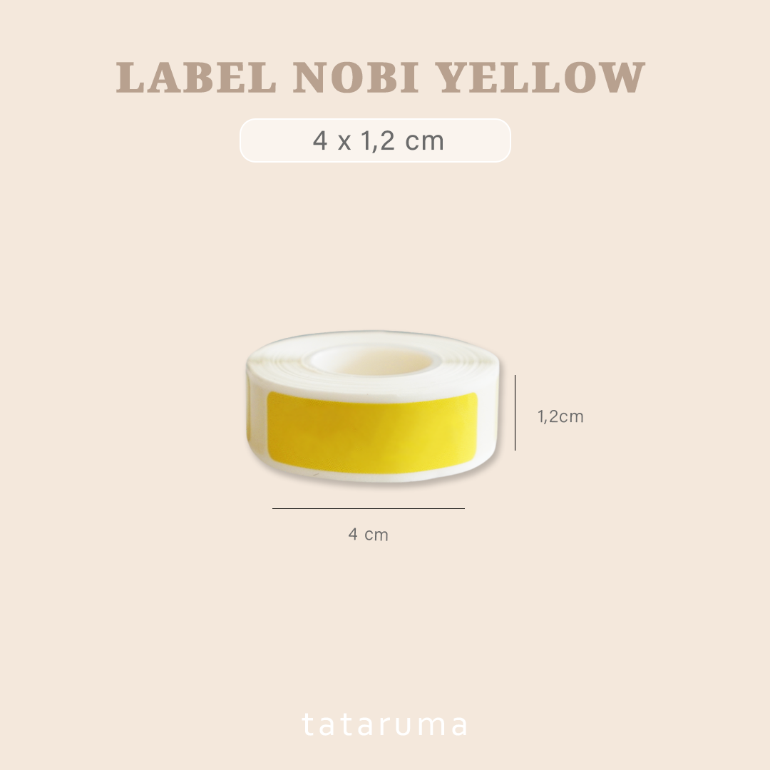 LABEL NOBI - Refill Label Sticker Thermal Printer NOBI Size 4x1,2cm