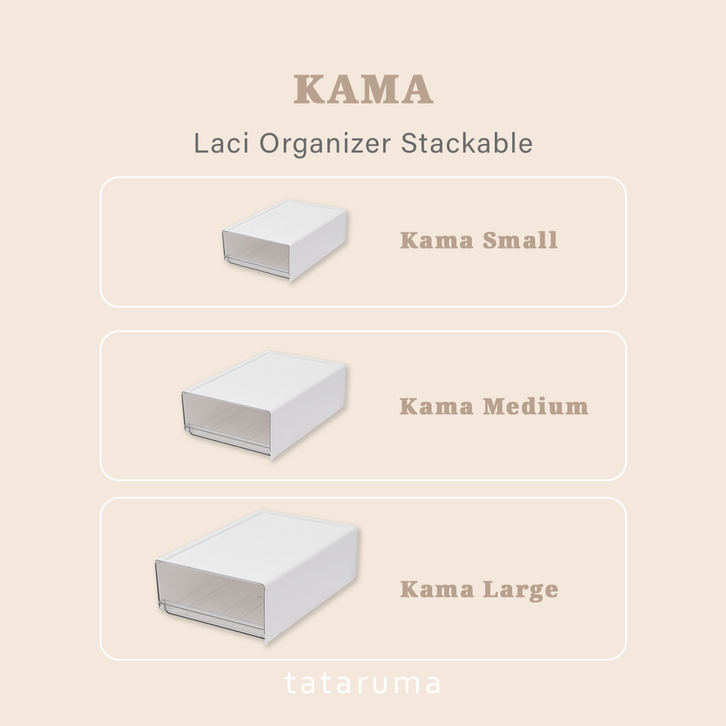 KAMA - Laci Organizer Stackable Serbaguna Tempat Make Up Aksesoris Alat Tulis
