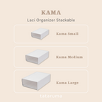 KAMA - Laci Organizer Stackable Serbaguna Tempat Make Up Aksesoris Alat Tulis