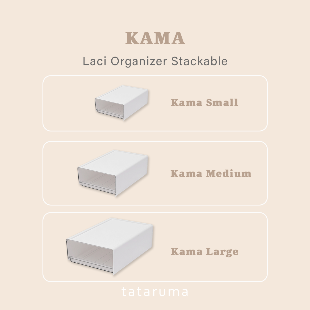 KAMA - Laci Organizer Stackable Serbaguna Tempat Make Up Aksesoris Alat Tulis