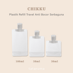 CHIKKU - Plastik Refill Travel Antibocor Sabun Shampoo Lotion Kosmetik Skincare