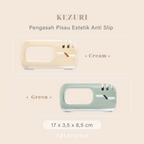 KEZURI - Pengasah Pisau Gunting Praktis Estetik Anti Slip Asah Tajam