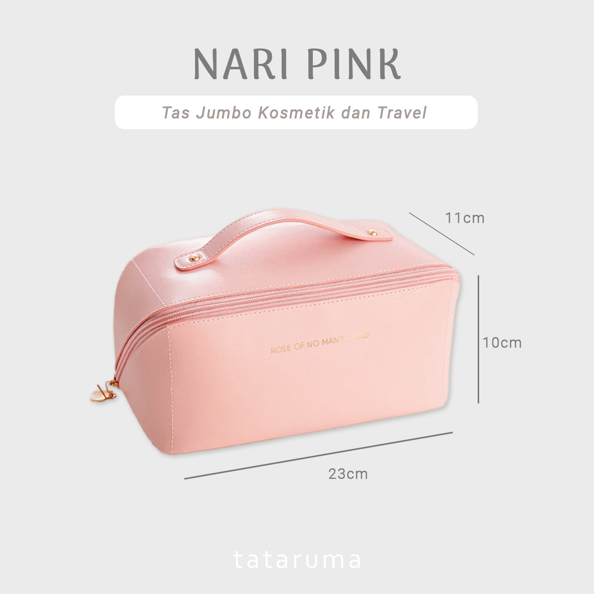 NARI - Tas Make Up Travel Jumbo Toiletries Skincare Pillow Bag Waterproof
