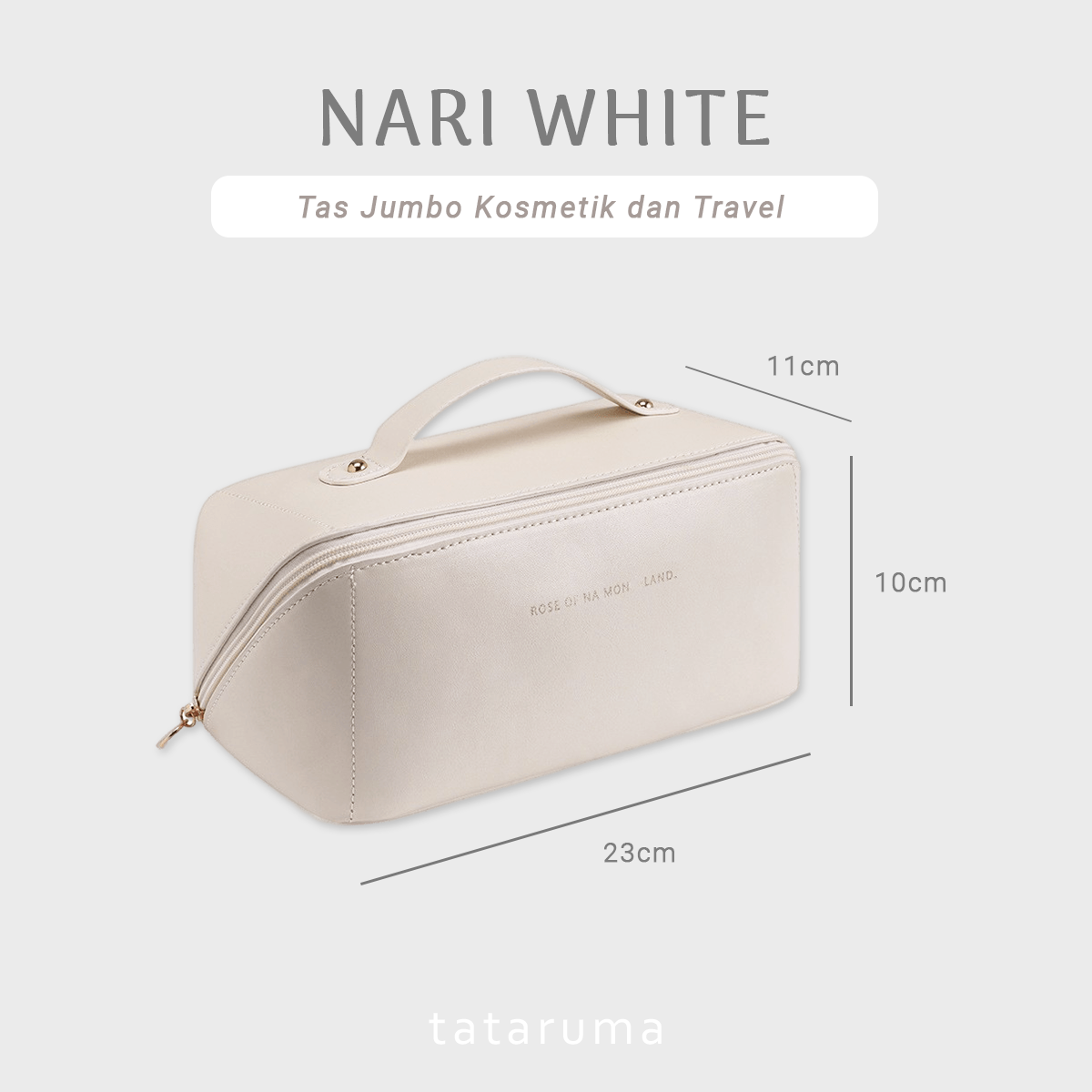 NARI - Tas Make Up Travel Jumbo Toiletries Skincare Pillow Bag Waterproof