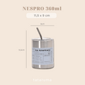 NESPRO -Tumbler Full Stainless Steel 304 Estetik Kedap Tahan Panas Dingin Gratis Sedotan