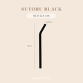 SUTORU - Sedotan Kaca Glass Straw Estetik Ecofriendly Tumbler