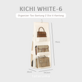 KICHI - Organizer Gantung Penyimpanan Tas 2 Sisi Multi Lapis Anti Debu