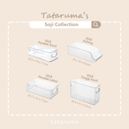 SOJI - Tempat Penyimpanan Makanan Kontainer Box Kulkas Akrilik