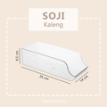 SOJI - Tempat Penyimpanan Makanan Kontainer Box Kulkas Akrilik
