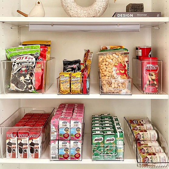 SOJI - Tempat Penyimpanan Makanan Kontainer Box Kulkas Akrilik