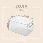 SOJIA - Tempat Penyimpanan Makanan Kontainer Box Kulkas Akrilik BESAR