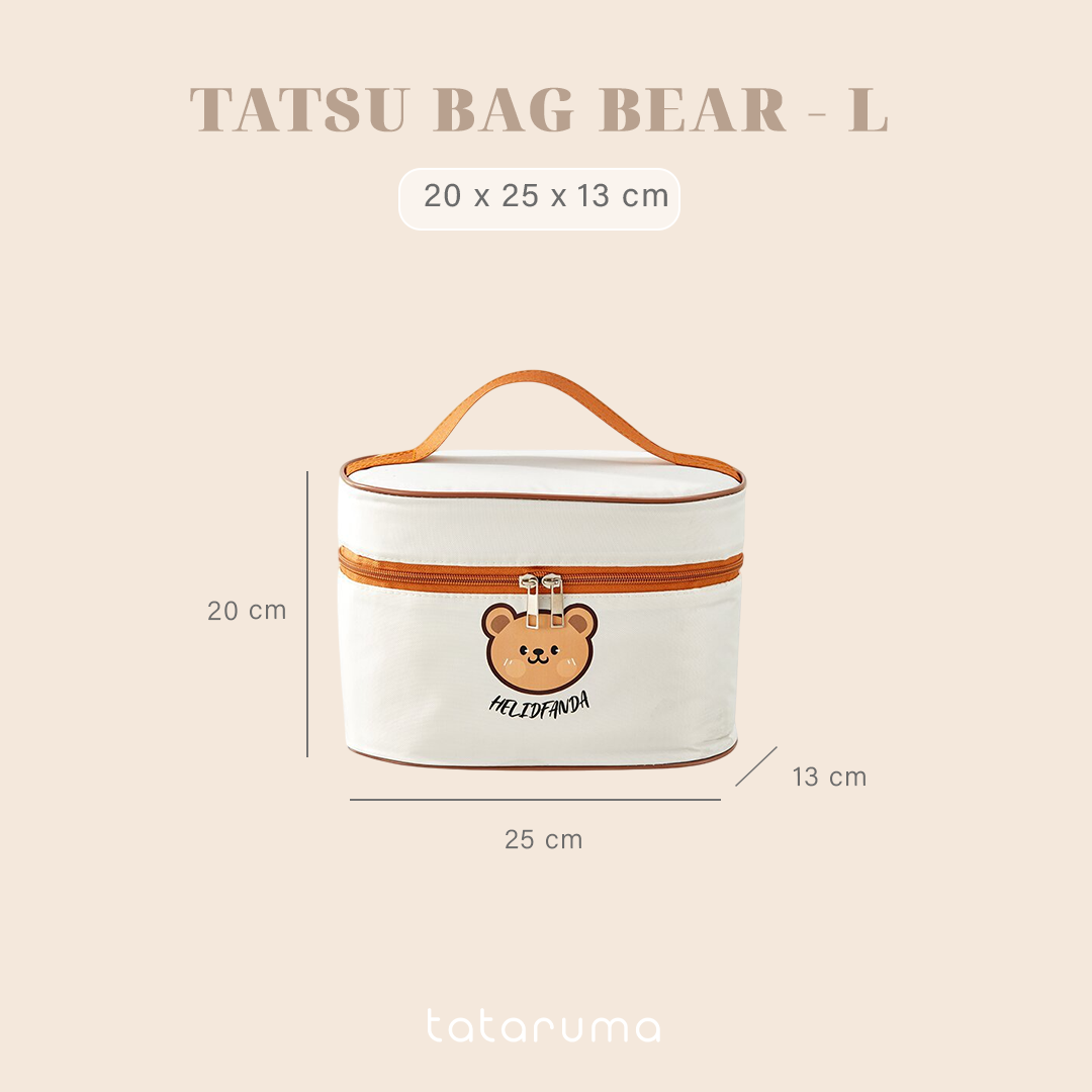 TATSU - Lunch Box Kotak Bekal Tahan Panas Stainless 304 dengan Tas Piknik Sekolah Kerja Meal Bag