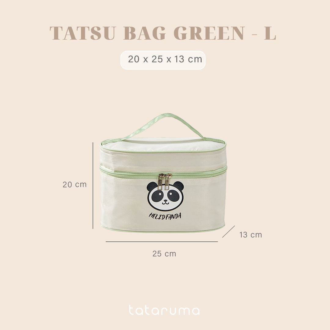 TATSU - Lunch Box Kotak Bekal Tahan Panas Stainless 304 dengan Tas Piknik Sekolah Kerja Meal Bag