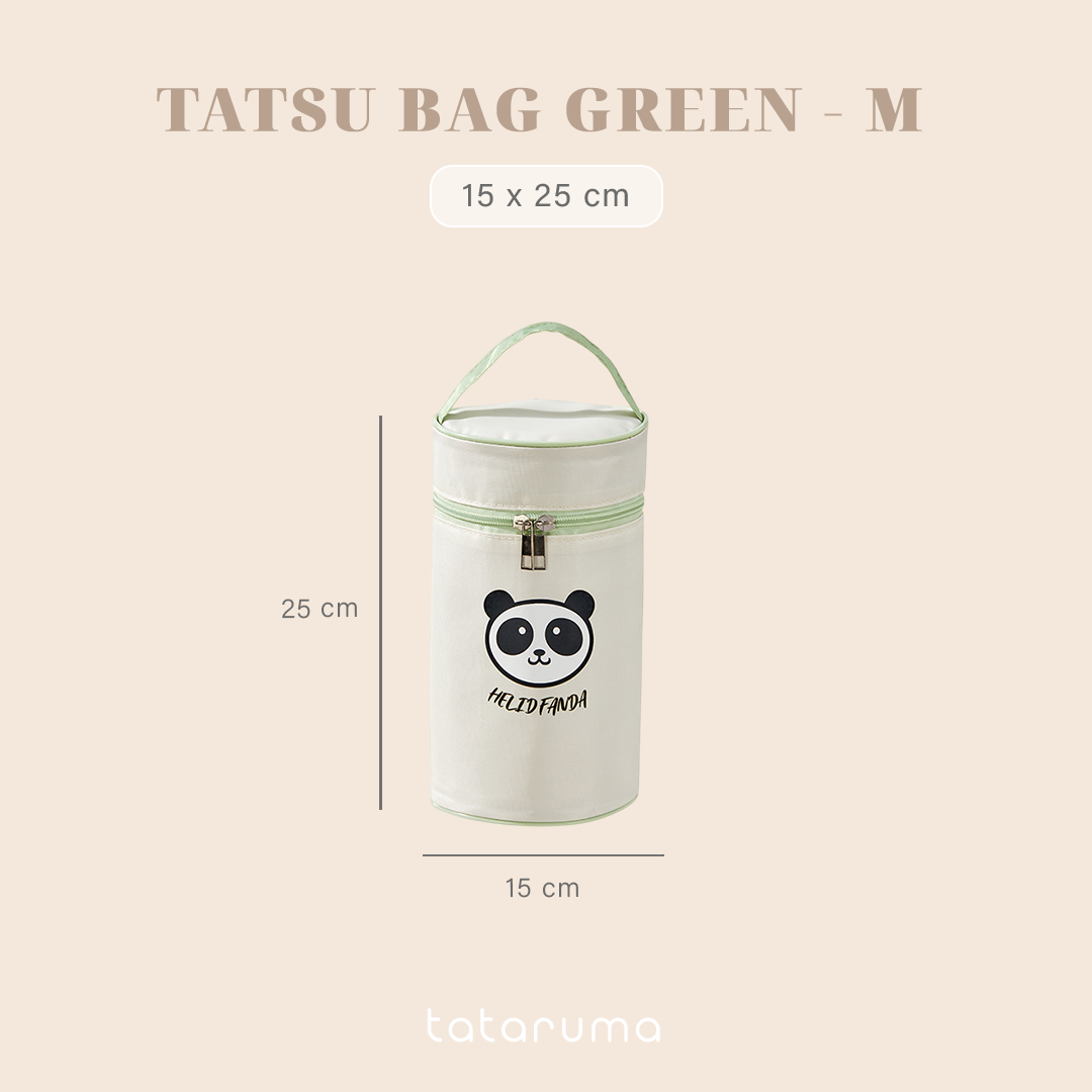 TATSU - Lunch Box Kotak Bekal Tahan Panas Stainless 304 dengan Tas Piknik Sekolah Kerja Meal Bag
