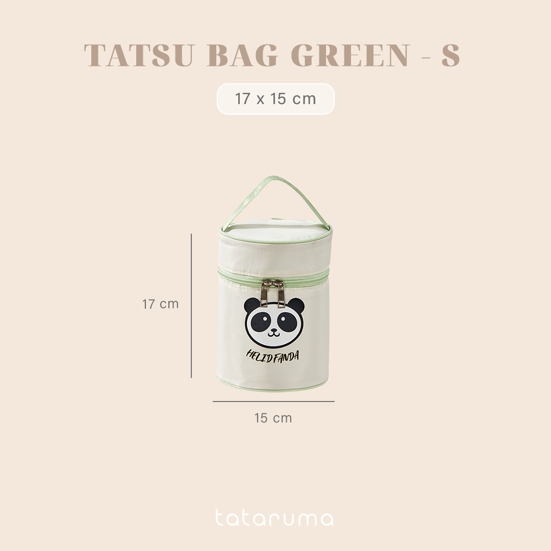 TATSU - Lunch Box Kotak Bekal Tahan Panas Stainless 304 dengan Tas Piknik Sekolah Kerja Meal Bag