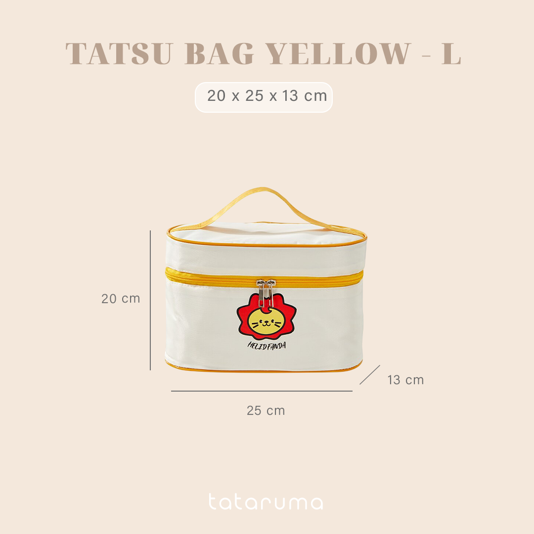TATSU - Lunch Box Kotak Bekal Tahan Panas Stainless 304 dengan Tas Piknik Sekolah Kerja Meal Bag