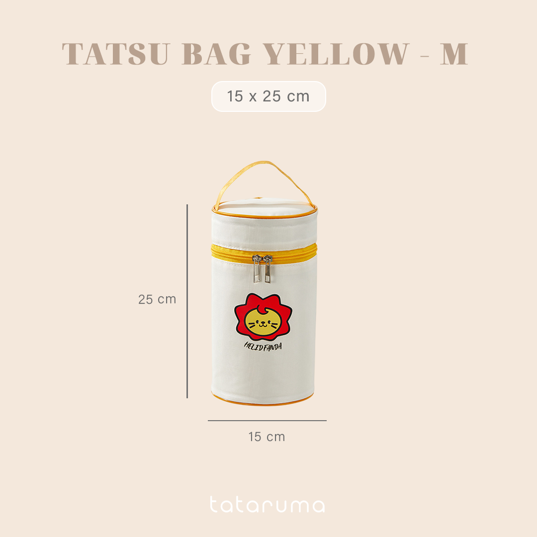 TATSU - Lunch Box Kotak Bekal Tahan Panas Stainless 304 dengan Tas Piknik Sekolah Kerja Meal Bag