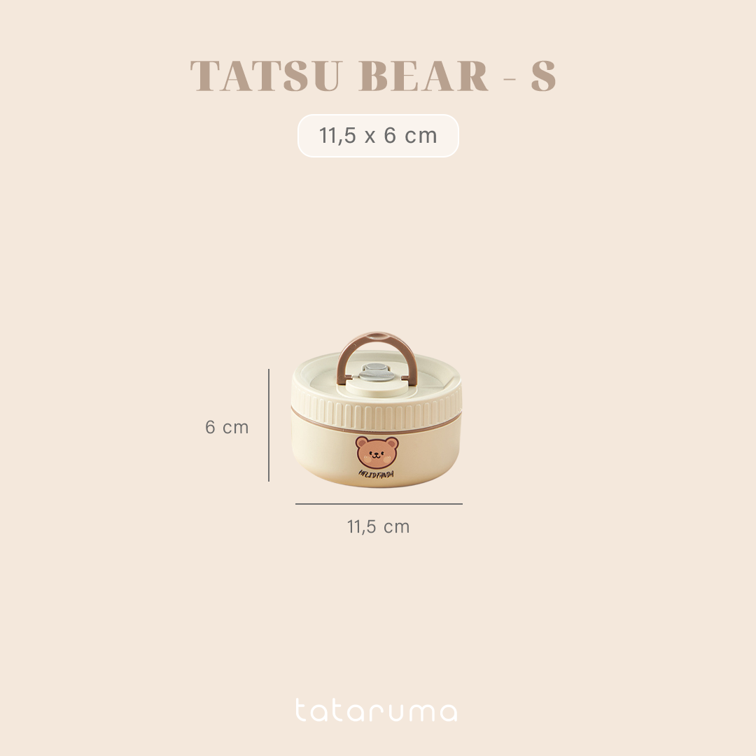 TATSU - Lunch Box Kotak Bekal Tahan Panas Stainless 304 dengan Tas Piknik Sekolah Kerja Meal Bag